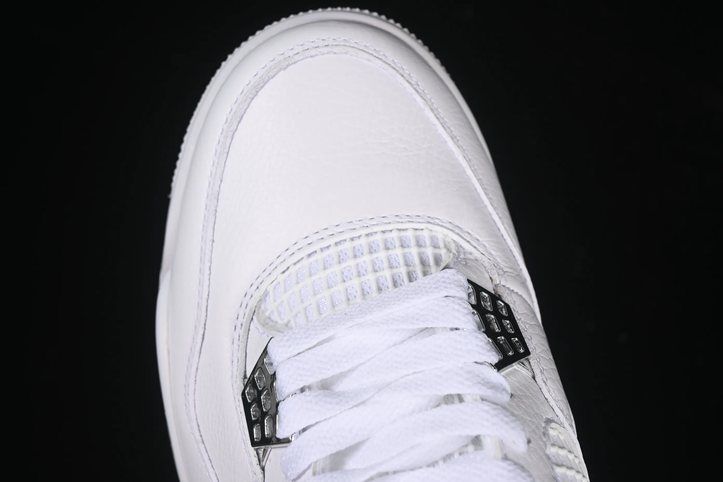 All categories Air Jordan Jordan series basketball shoes Air Jordan 4 Air Jordan 4 Retro "PureMoney" AJ4 Joe 4 White Cat First layer leather 308497-100